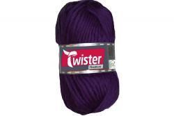 Twister Filzwolle Uni 50 g Aubergine