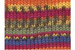 Bravo Strickwolle 50 g - Bunt Rainbow Jaqcuard